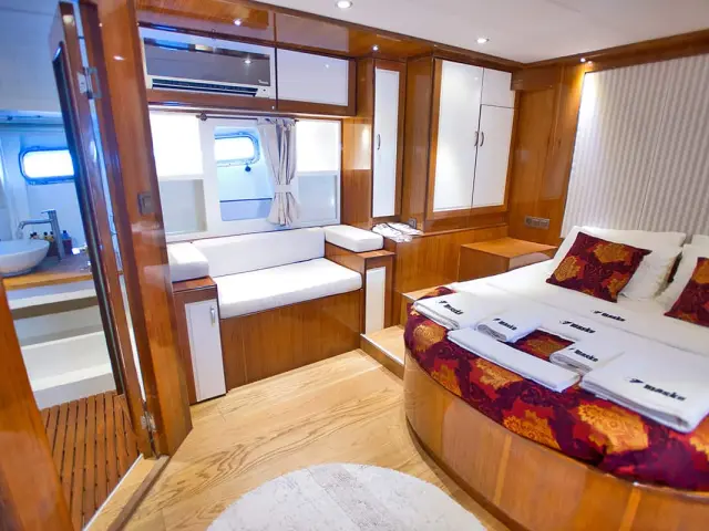 MASKE II gulet for rent in Turkey for 12 people | Beautiful design, 2 Master cabins, Great crew