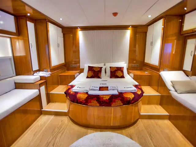 MASKE II gulet for rent in Turkey for 12 people | Beautiful design, 2 Master cabins, Great crew
