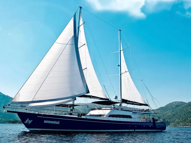MASKE II gulet for rent in Turkey for 12 people | Beautiful design, 2 Master cabins, Great crew