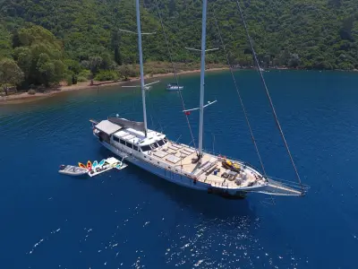 5-cabin WHITE SOUL luxury gulet for charter in Bodrum, Gocek, Marmaris