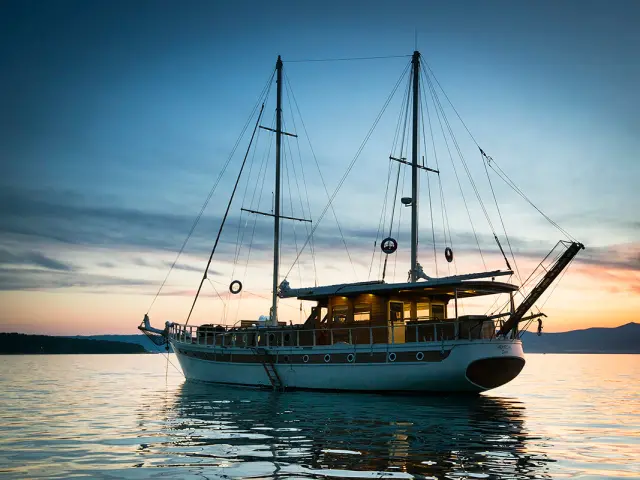 Croatia yacht charter prices for gulet ABORDA