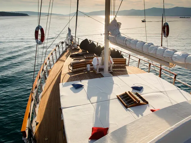 Croatia yacht charter prices for gulet ABORDA