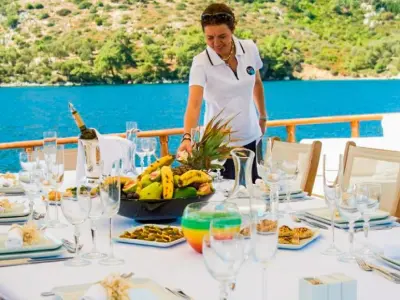 Gulet dinner experience